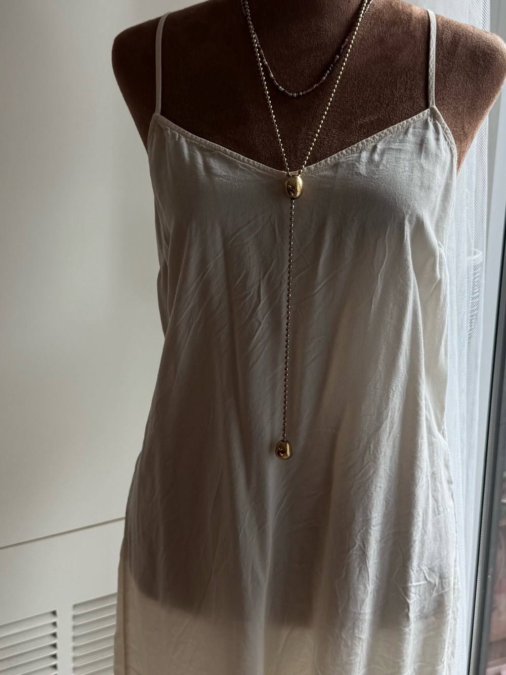 Banana Republic Cream Slip Cami Dress - Picture 7 of 8